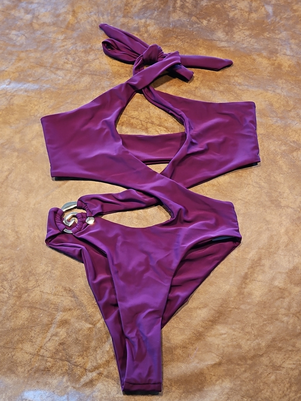 Custom Purple Monokini By J'Tan